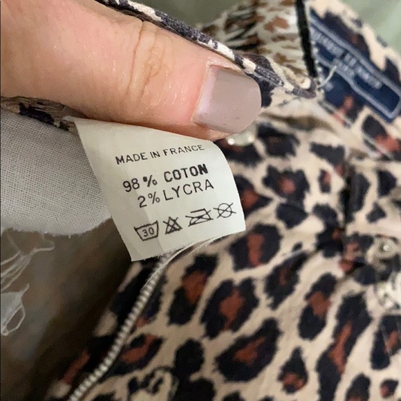 Ernest Le Gamin Disney leopard print jeans - Picture 5 of 7